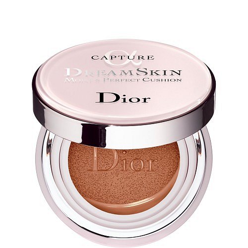 Dior Capture Dreamskin Moist & Perfect Cushion SPF50 - PA+++ 040 Dark Beige  + dárek DIOR -  luxusní kosmetická taštička