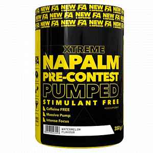 Fitness Authority Xtreme Napalm Pre-Contest Pumped stimulant free 350g - mango, citron