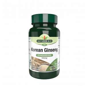 Natures Aid Korejský ženšen pravý extrakt 40 mg 90 tablet