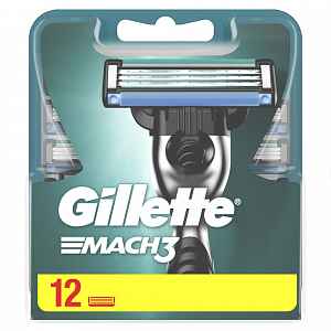 Gillette Mach3 náhradní hlavice 12ks