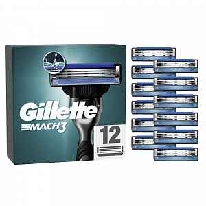 Gillette Mach3 náhradní hlavice 12ks