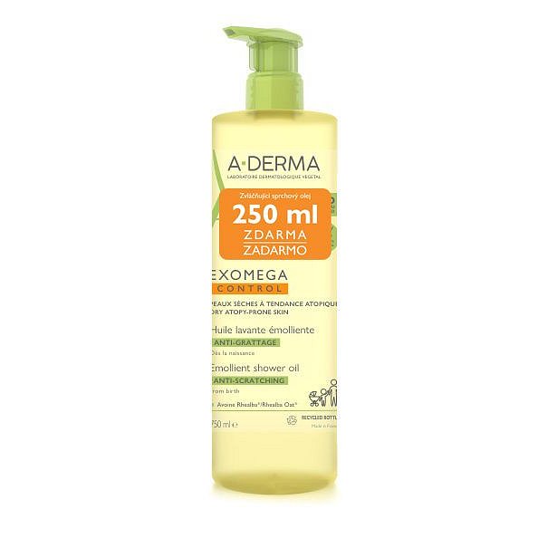 A-Derma Exomega Control zvláčňující sprchový olej 750 ml
