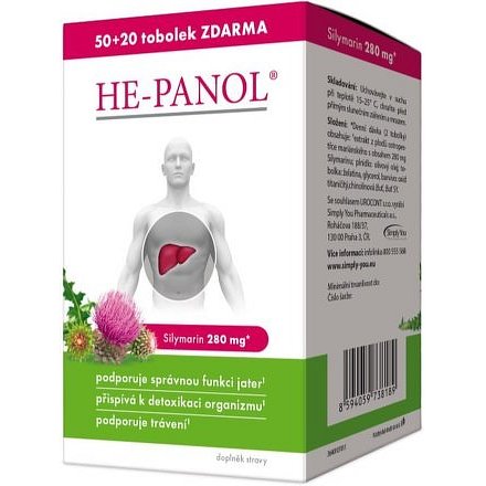 HE-PANOL tbl.50+20 ZDARMA