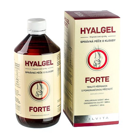 Hyalgel forte pomeranč 500ml