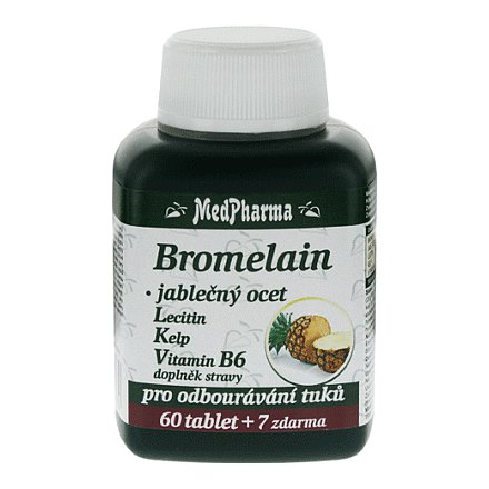 MedPharma Bromelain+jabl.ocet+lecitin tablety 67