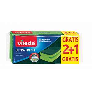 Vileda Ultra Fresh houbička vysoká 2+1 ks