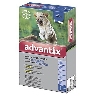 Advantix pro psy Spot On 25-40kg