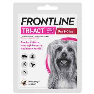 Frontline Tri-Act Spot On pro psy 2-5kg