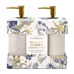 Grace Cole Dárková sada péče o ruce Bergamot, Zázvor & Lemongrass 2x400 ml