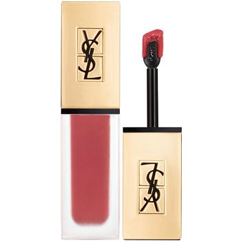 Yves Saint Laurent Tatouage Couture ultra matující tekutá rtěnka odstín 16 Nude Emblem - Terra Cotta Pink 6 ml