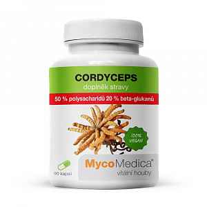 MYCOMEDICA Cordyceps 50% 90 vegan rostlinných kapslí