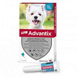 Advantix pro psy Spot On 4-10kg