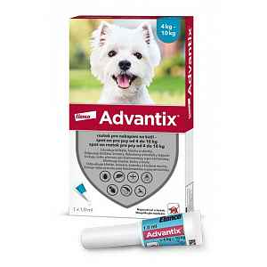 Advantix pro psy Spot On 4-10kg
