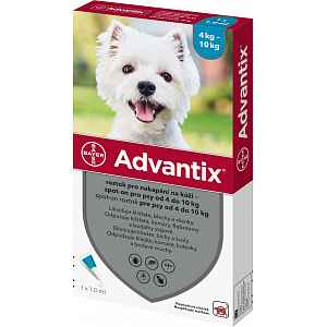 Advantix pro psy Spot On 4-10kg