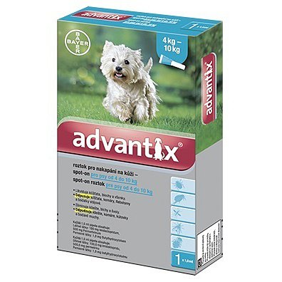 Advantix pro psy Spot On 4-10kg