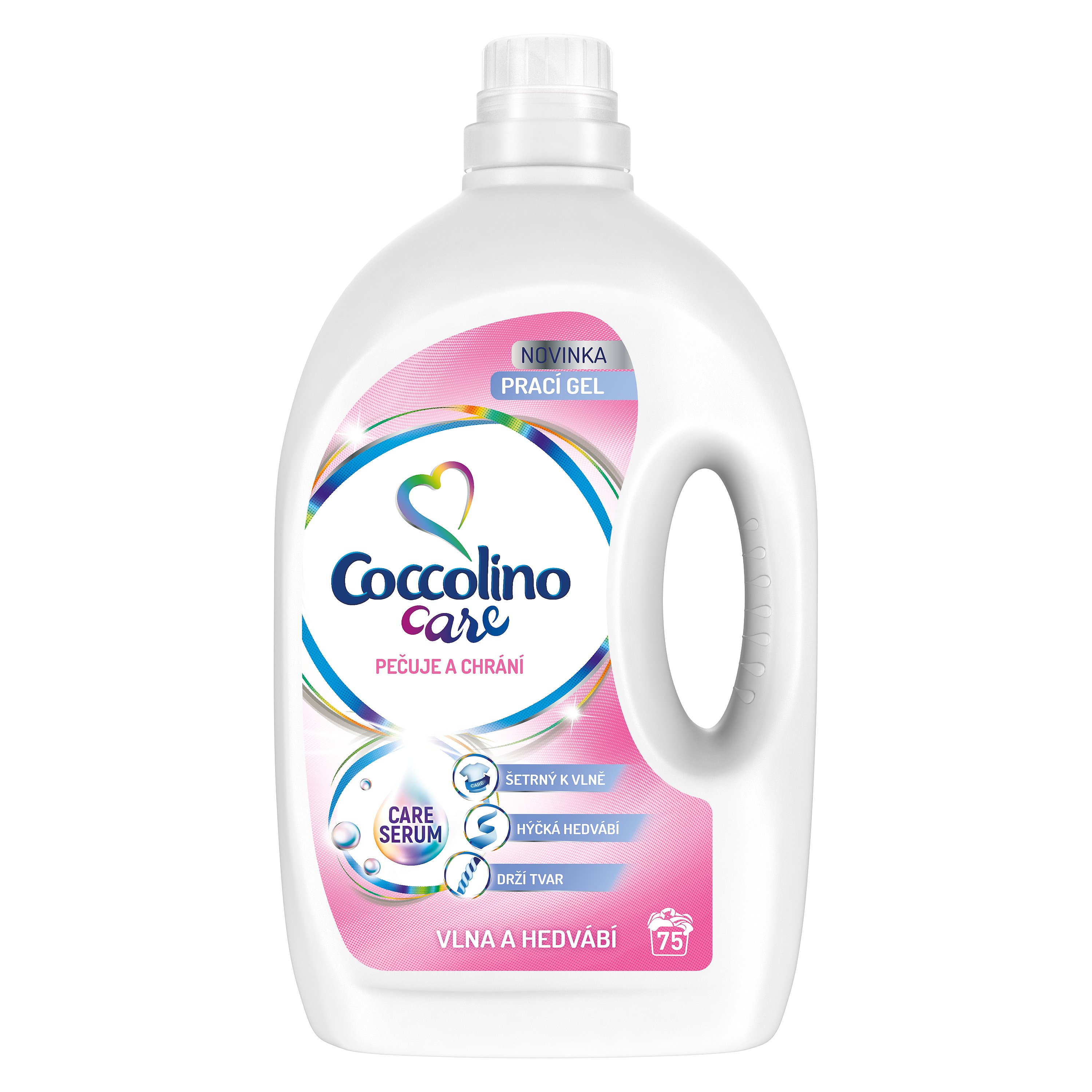 Coccolino Care Silk & Wool prací gel 75w 3 l