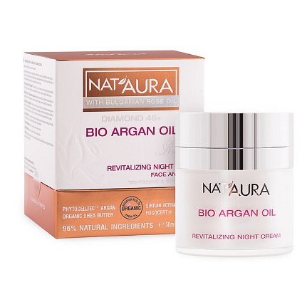 Nat'aura Revitalizační noční pleťový krém 45+ 50ml