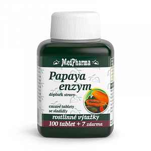 MedPharma Papaya enzym chew.tablety 107