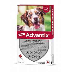 Advantix pro psy Spot On 10-25kg