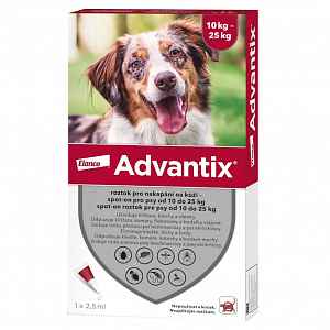 Advantix pro psy Spot On 10-25kg