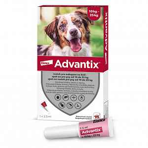 Advantix pro psy Spot On 10-25kg
