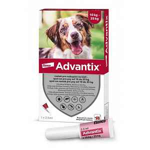 Advantix pro psy Spot On 10-25kg