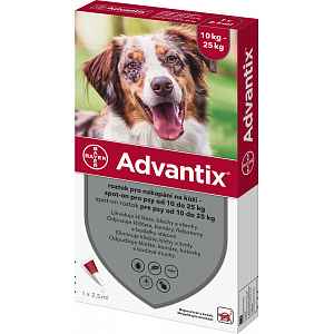 Advantix pro psy Spot On 10-25kg