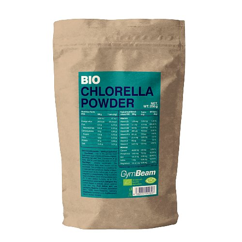 GymBeam Bio Chlorella prášek 250g