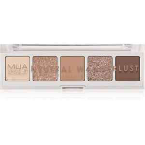 MUA Makeup Academy Eyeshadow Collection 5 Shade Palette paletka očních stínů odstín Neutral Wanderlust 3.8 g