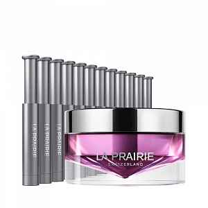 La Prairie Platinum Rare Haute-Rejuvenation Mask dvoufázová noční péče pro obnovu pleťových buněk  20 ml + 12 x 0,7 ml