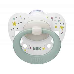 NUK Dudlík Signature 0-6 m box tm.modrý