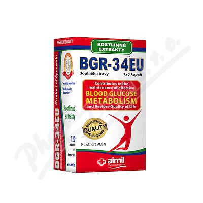BGR-34 EU doplněk stravy rostl.extrakty cps.120