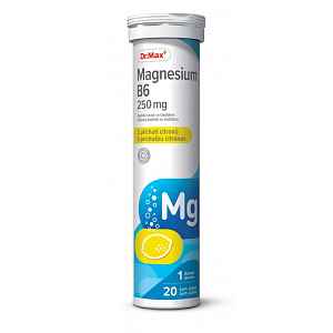 Dr.Max Magnesium B6 citron 250 mg 20 šumivých tablet
