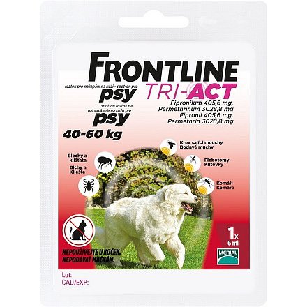 Frontline Tri-Act Spot On pro psy 40-60kg