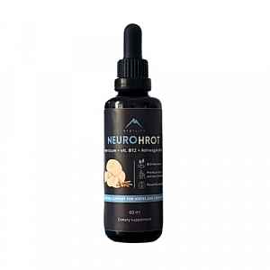 Hrotlife Hericium + vitamín B12 + Ashwagandha tinktura 60 ml