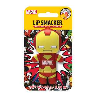 Lip Smacker Marvel Super Hero Lip Balm - Iron Man balzám na rty a klíčenka  4 g