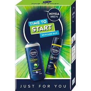 NIVEA MEN Time to Start dárková sada na tělo