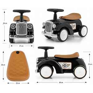 Jezdítko, odrážedlo retro Royce , black