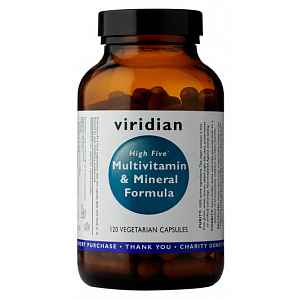 Viridian High Five Multivitamin & Mineral Formula 120 kapslí