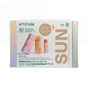 ATTITUDE Oceanly Set péče o pleť a rty SPF30 3 ks