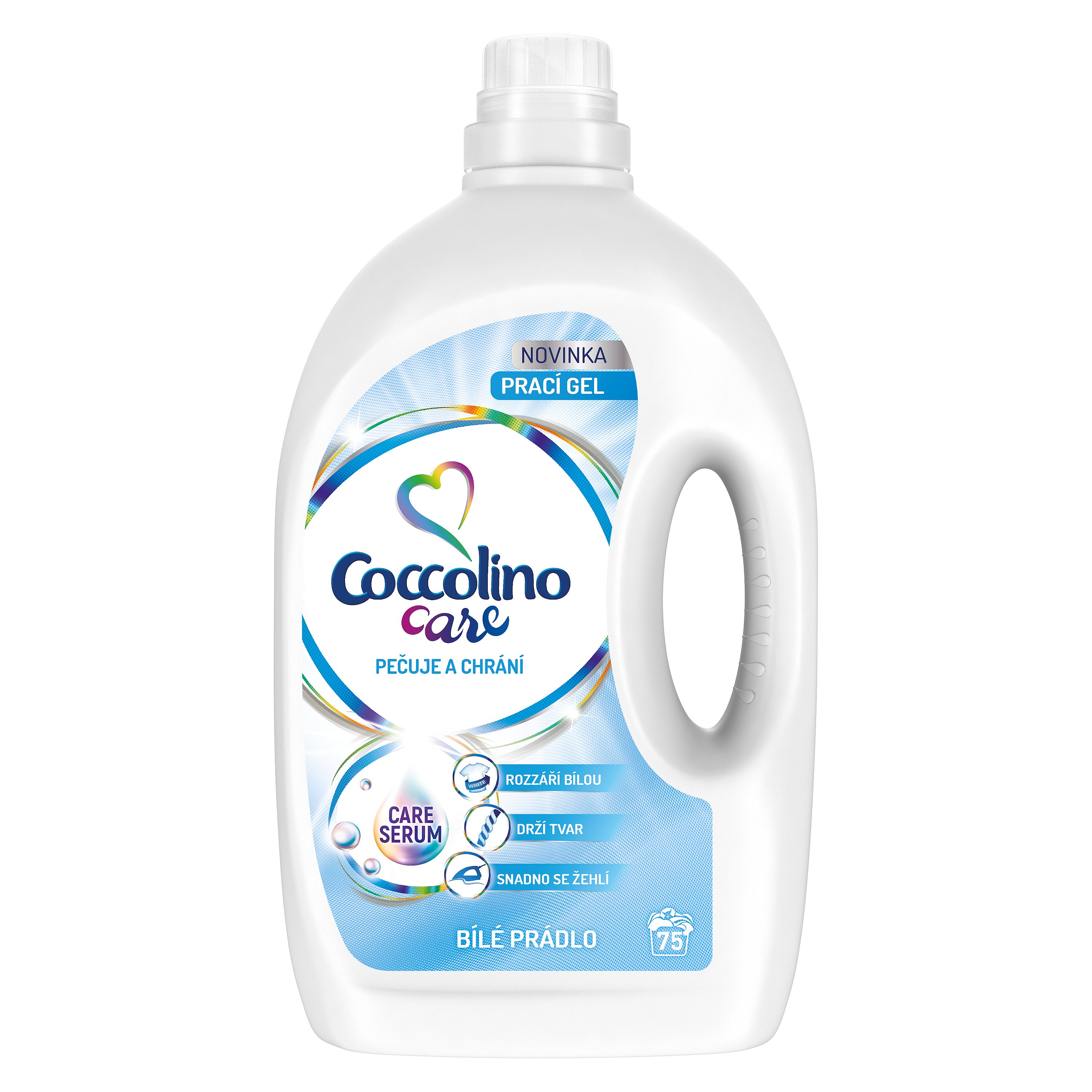 Coccolino Care White prací gel, 75 praní 3 l