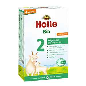 HOLLE BIO Mléko pokračovací kozí kojenecké 2 pro děti od 6. měsíce, 400 g
