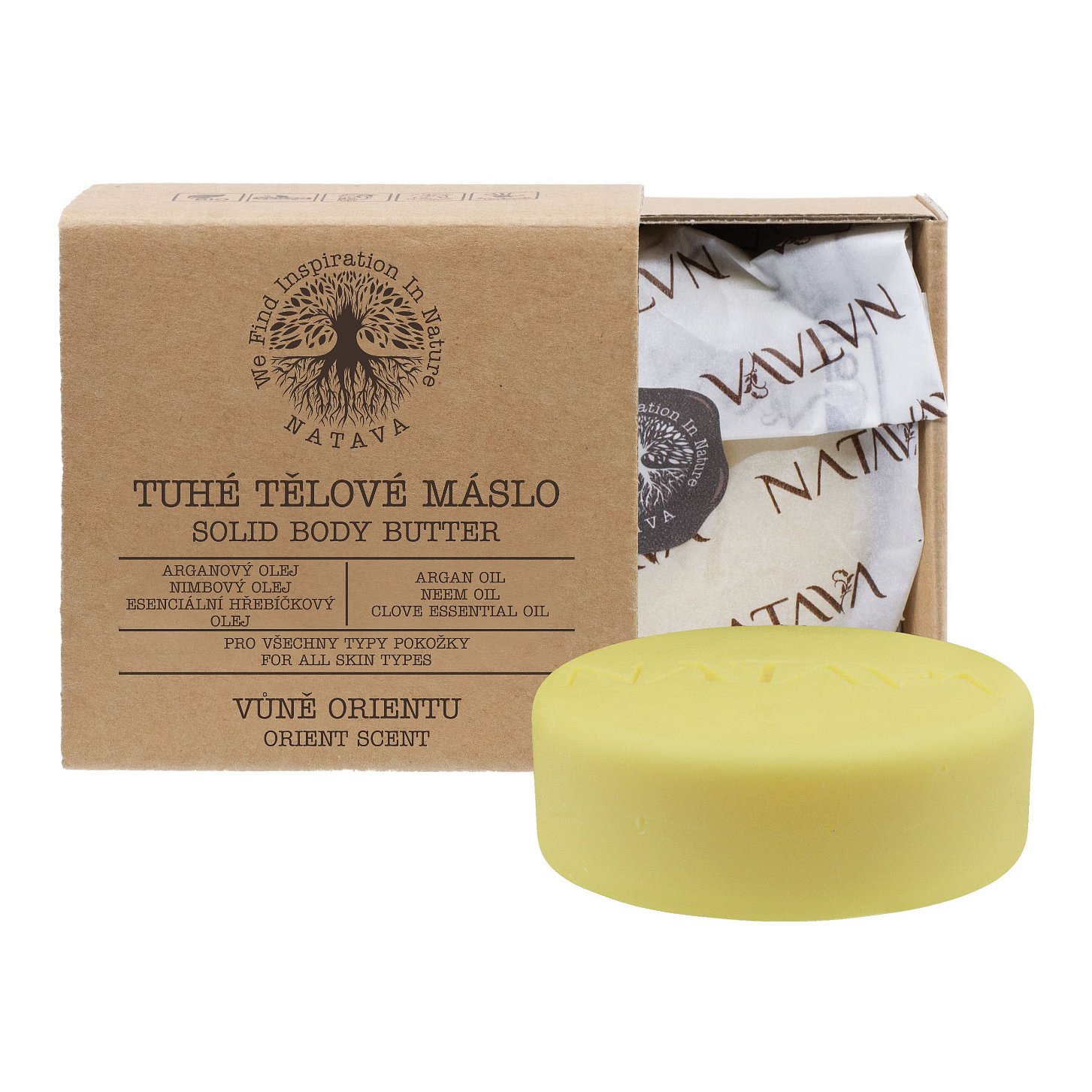 Natava Tuhé tělové máslo Vůně orientu 100 g