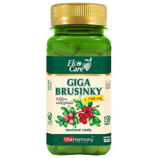 VitaHarmony VE Giga Brusinky 7.700 mg, 150ks