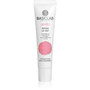 BasicLab Dermocosmetics Beauties lesklý balzám na rty s peptidy odstín 220 Rosy 15 ml