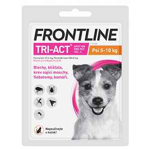 Frontline Tri-Act Spot On pro psy 5-10kg