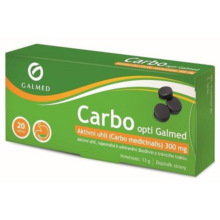 Galmed opti Carbo medicinalis 300mg 20 tablet