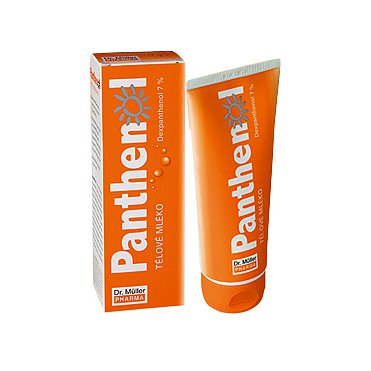 Panthenol tělové mléko 7 % 200ml Dr.Müller