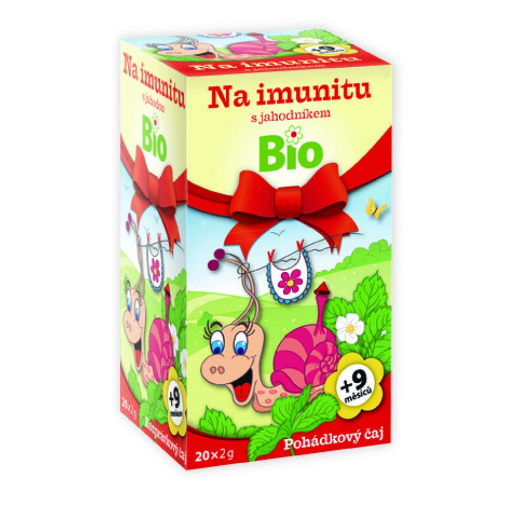 POHÁDKOVÝ ČAJ BIO Imunita s jahodníkem 20 x 2g