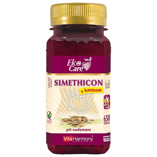 VitaHarmony VE Simethicon 80 mg s kmínem - 650ks